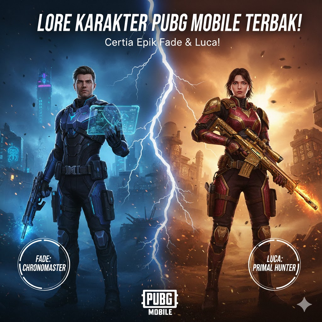 Lore Karakter PUBG Mobile Terbaik: Cerita Epik Fade & Luca!