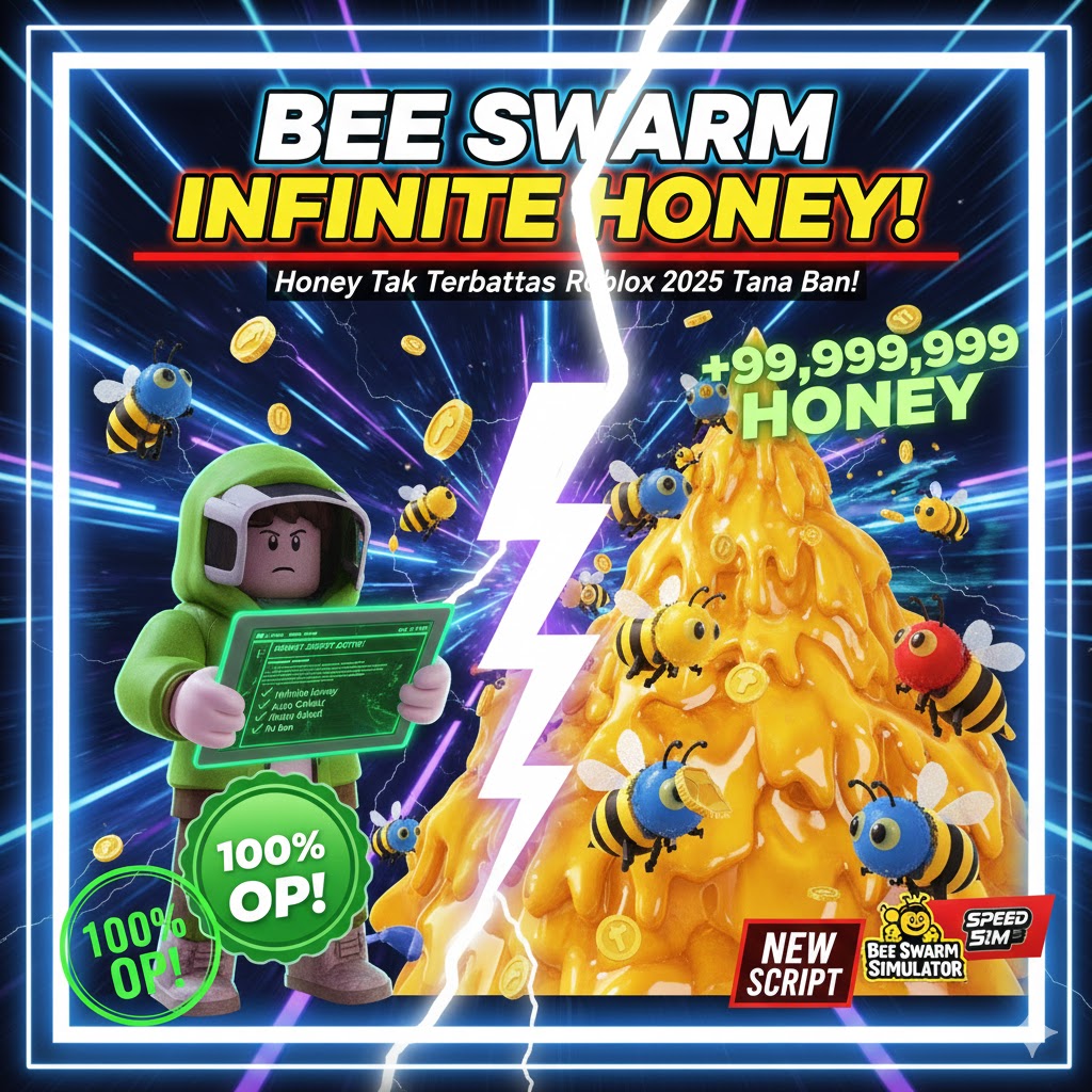 Bee Swarm Infinite Honey: Honey Tak Terbatas Roblox 2025 Tanpa Ban!