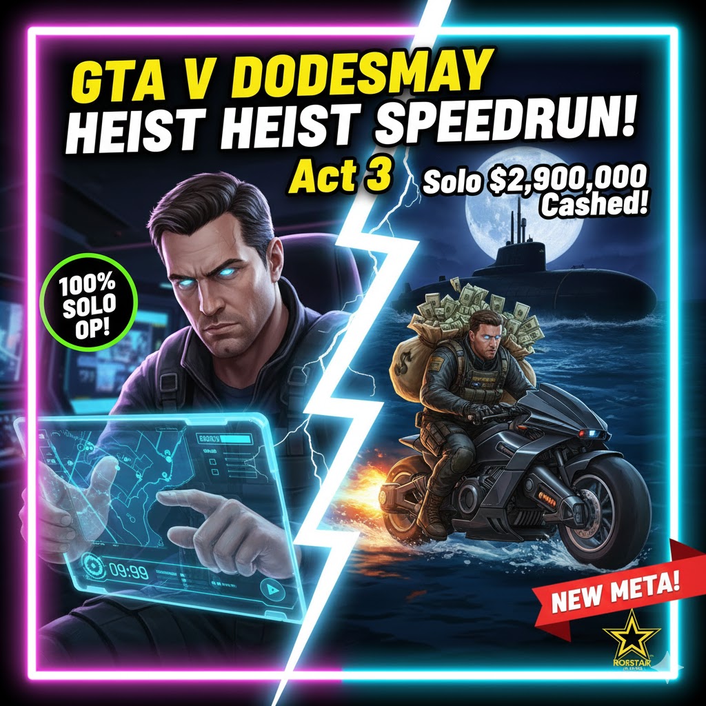 GTA V Doomsday Heist Act 3 Speedrun: Panduan Rekor Dunia 20 Menit!