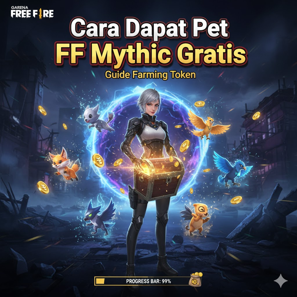 Cara Dapat Pet FF Mythic Gratis: Guide Farming Token Event Terlengkap 2026!