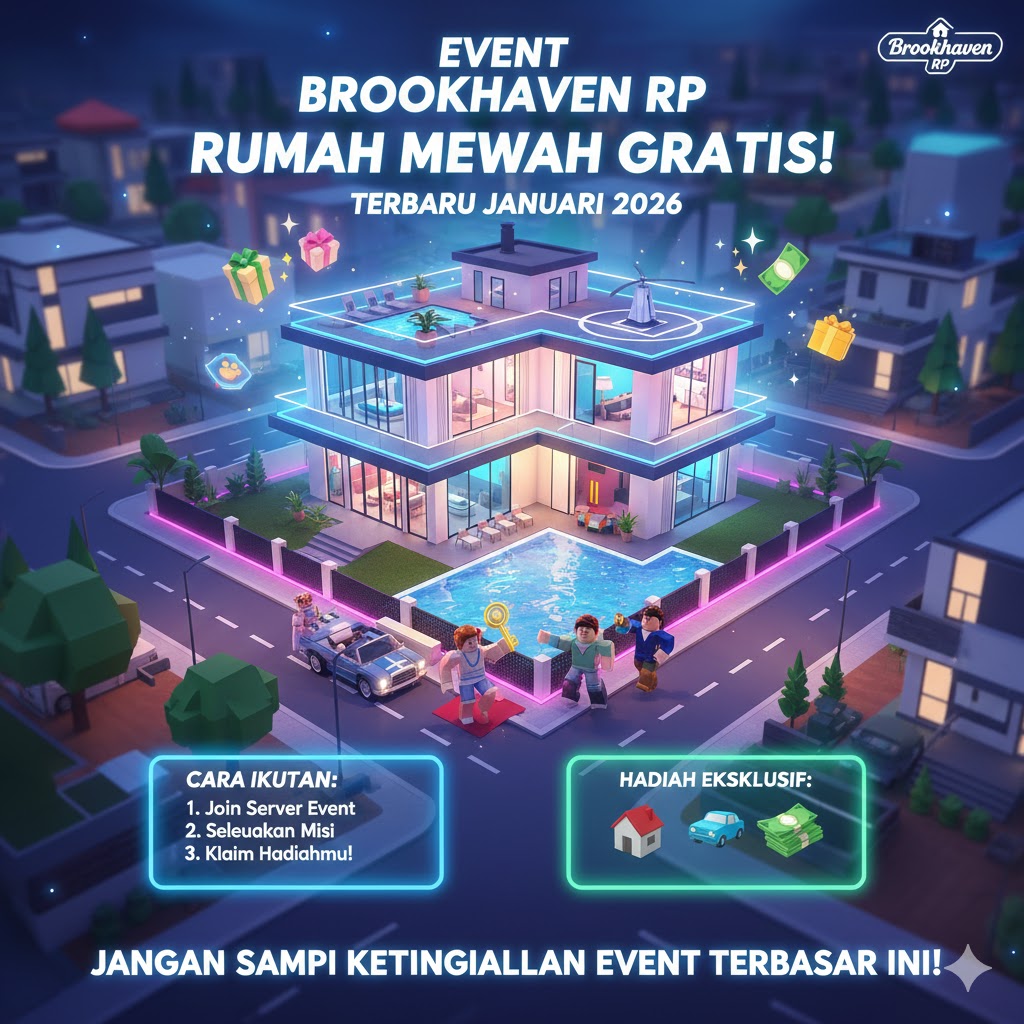 Event Brookhaven RP: Rumah Mewah Gratis! Terbaru Januari 2026