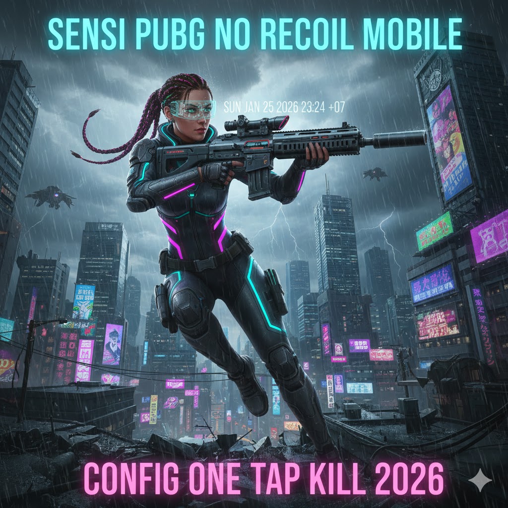 Sensi PUBG No Recoil Mobile: Config One Tap Kill 2026
