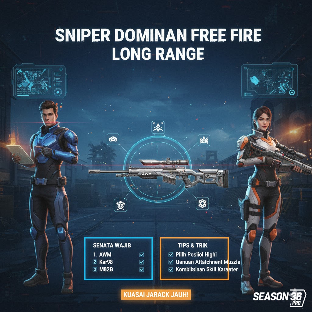 Sniper Dominan Free Fire Long Range