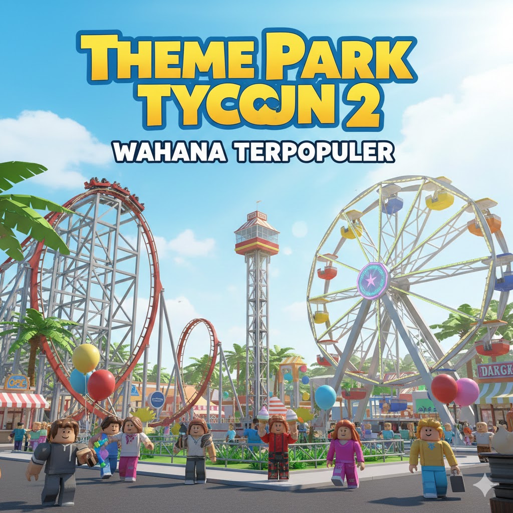 Theme Park Tycoon 2: Wahana Terpopuler Terbaru 2026