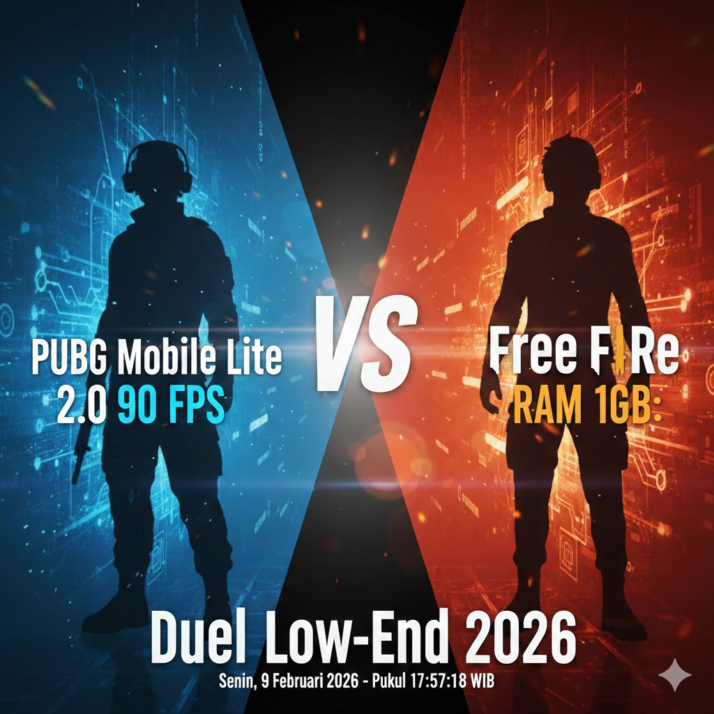PUBG Mobile Lite 2.0 90 FPS vs Free Fire RAM 1GB: Duel Low-End 2026