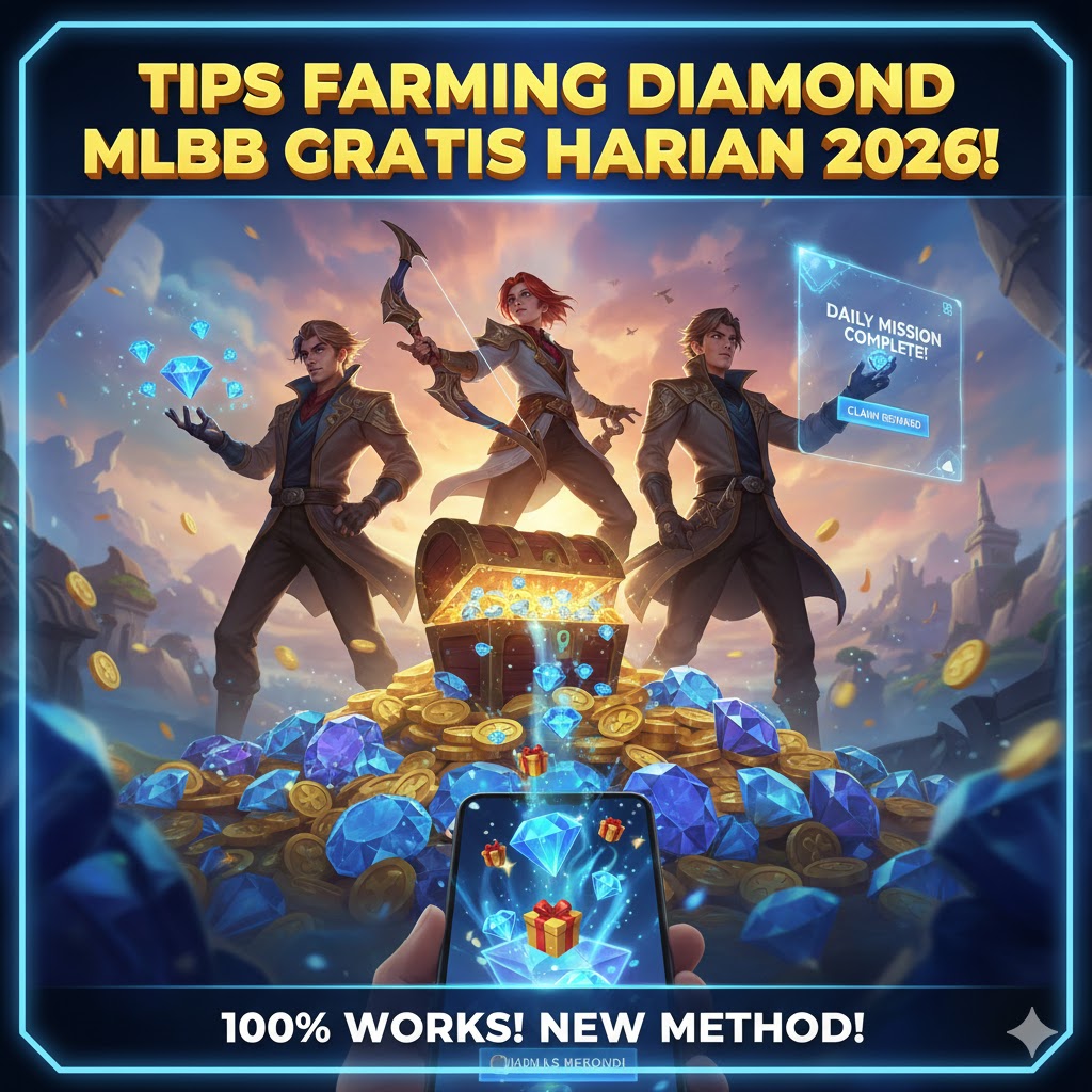 Tips Farming Diamond MLBB Gratis Harian 2026!