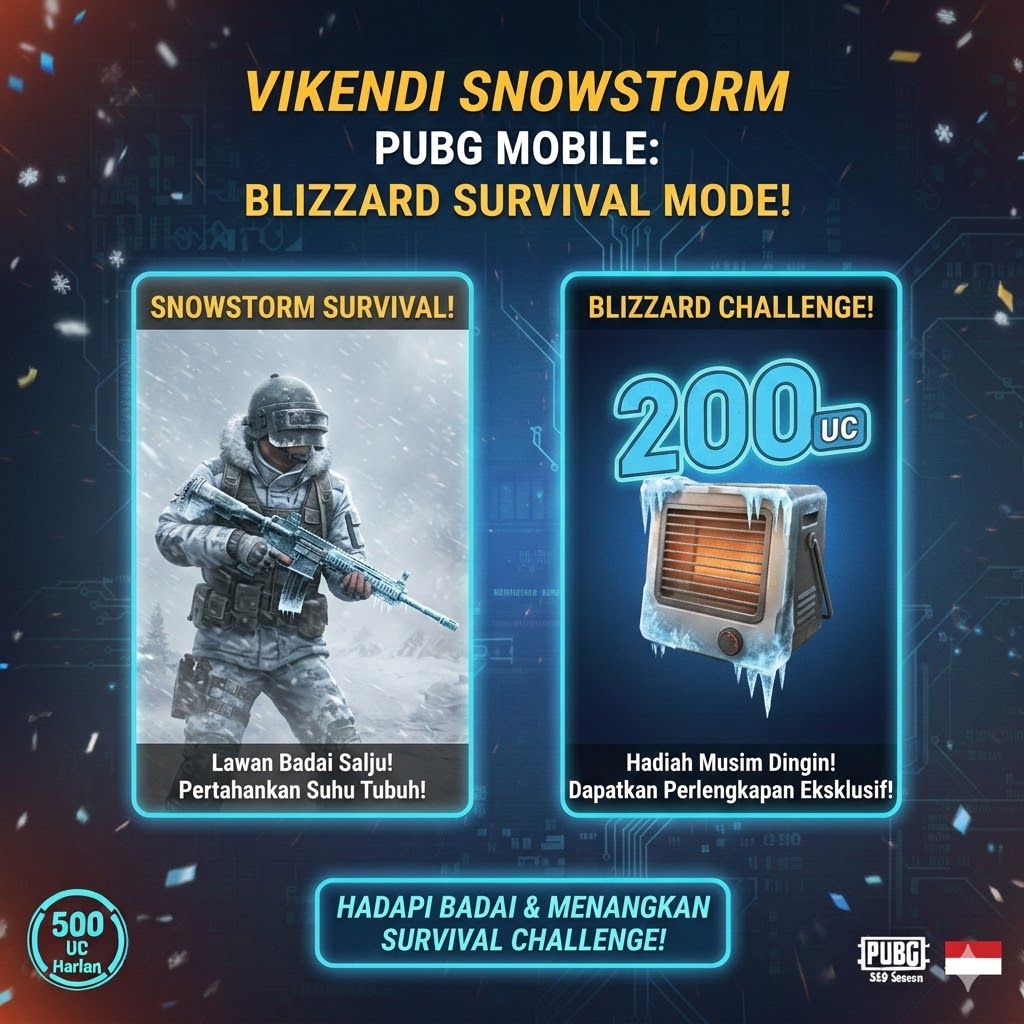 Vikendi Snowstorm PUBG Mobile: Blizzard Survival Mode!