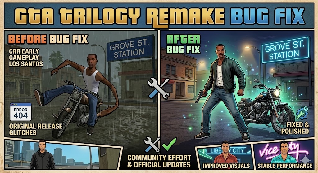 GTA Trilogy Remake Bug Fix: Main Lancar 2026!