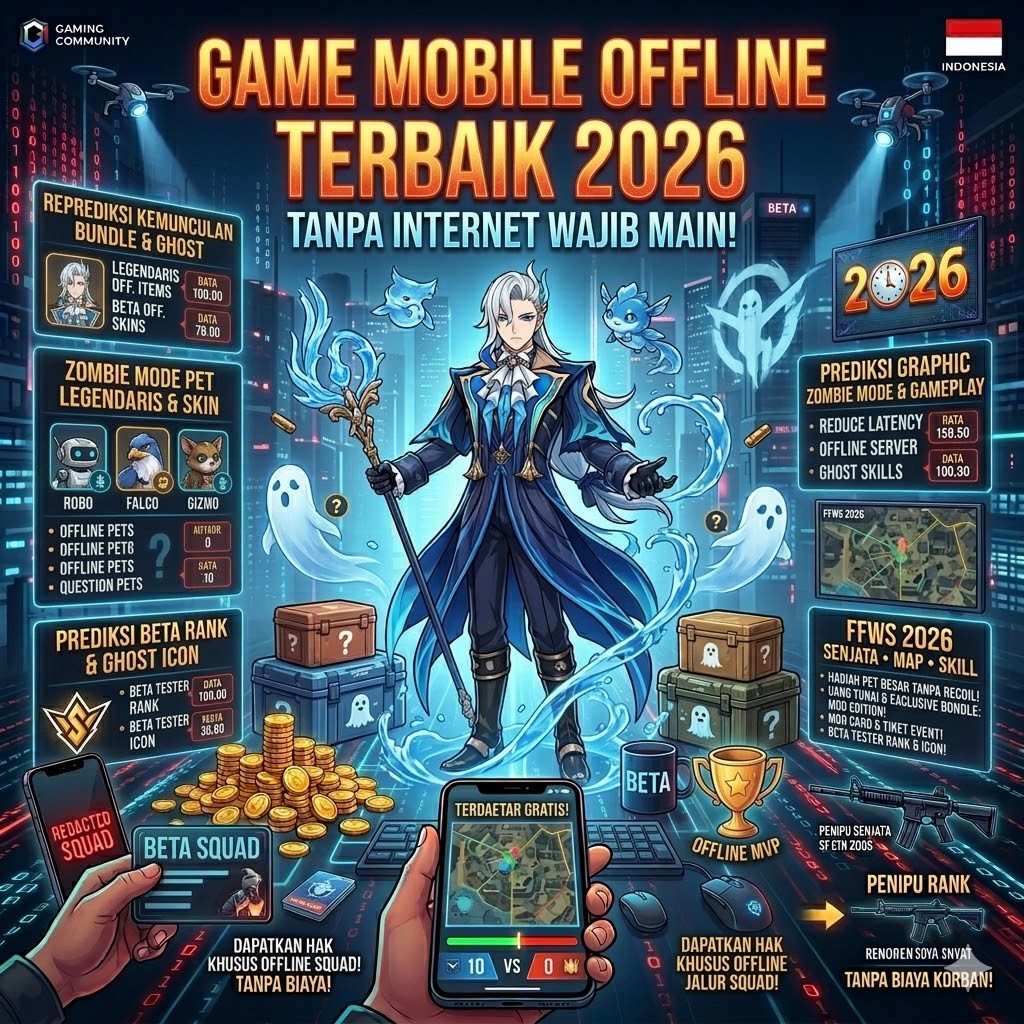 Game Mobile Offline Terbaik 2026 Tanpa Internet Wajib Main!