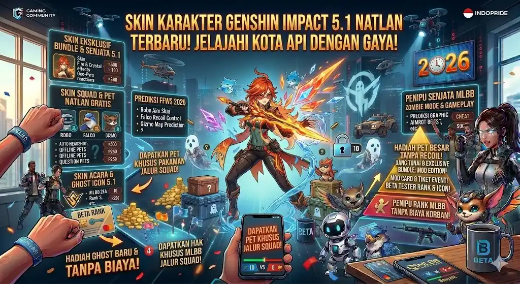 Skin Karakter Genshin Impact 5.1 Natlan Terbaru