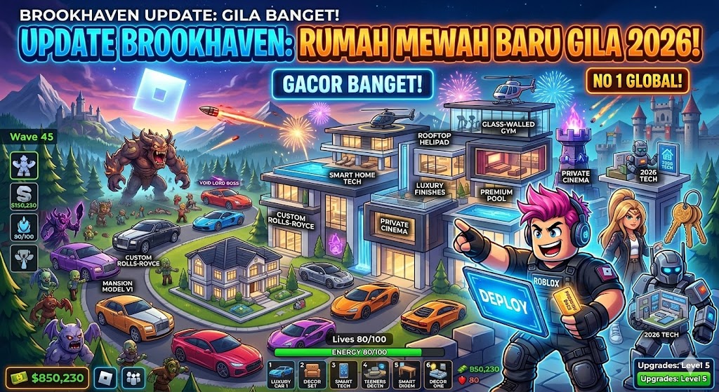Update Brookhaven: Rumah Mewah Baru Gila 2026!